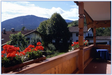 View from east balcony